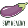 Aubergine Stay Healthy