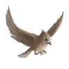 small bird flying peniture