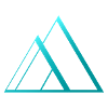 triangles pyramide bleu design