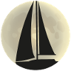 Sailboat Captain Moonlight Silhouette