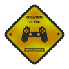 Warning Gamer Zone