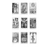 Okkult tarot kort gotisk Grunge Satan hekseri