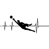 Football goalkeeper Silhouetteon Beat