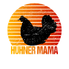 Hühner Mama retro