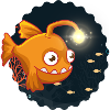 Anglerfish Lanternfish In the Dark