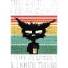 Det är vad jag gör jag dricker kaffe katt kopp lärare