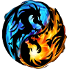 Impression yin et yang