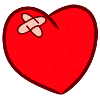 Heart wounded