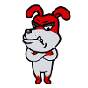 Emozione Rabbia Rabbia Combattere Cane Sentimenti Cani Sentimenti