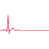 Heartbeat ECG Line Medical Pulse Wave Icon Vector
