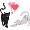 Balloon cats