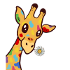 Giraffe Flower Giraffes Gift