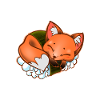 Cute Fox Japanese Sushi