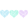 Pastel Hearts