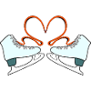 Ice Skating Skates Love