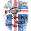 Iceland Fishing Flag Fishing Fish Design