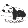 Panda relaxe