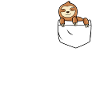 Sloth breast pocket