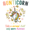 Aunticorn - Aunt Gift - Patentante - Enhörning