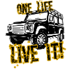 defender Land-Rover One Life Live it