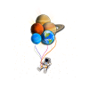 Cosmonaute Ballons de l’espace cadeau