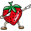 Dabbing Strawberry