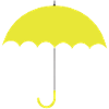 parapluie jaune