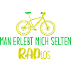 Man erlebt mich selten Radlos