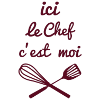 chef cuisine tablier