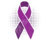 Purple ribbon - epilepsy awareness