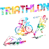 Triathlon Swimming Cycling Running Athlete