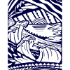 Waves Sunset Abstract
