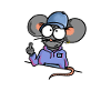 Mouse shows middle finger