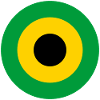 sticker air force roundel of Jamaica Jamaika