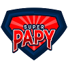 SUPER PAPY - logo super héros