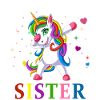 große Schwester endlich Einhorn