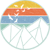 Geometric Polygon Mountains
