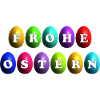 Frohe Ostern Ostereier