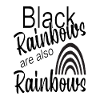 Arc-en-ciel noir Rengaine Gothique