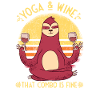 Yoga and Wine Gift Idea