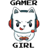 Kitty Gamer Girl
