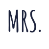 Mr. and Mrs.