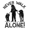 Dog / Dogs - Never walk alone