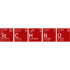Techno Tableau périodique Rouge