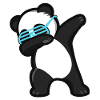 Dabbing Panda Pandabär