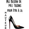 Hauts talons humour femme
