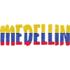 Medellin Colombie Drapeau Pablo
