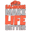 Rigolo de saumon poisson