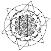 Mandala star line black