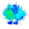 Blauer Farbfleck Hintergrund Deko